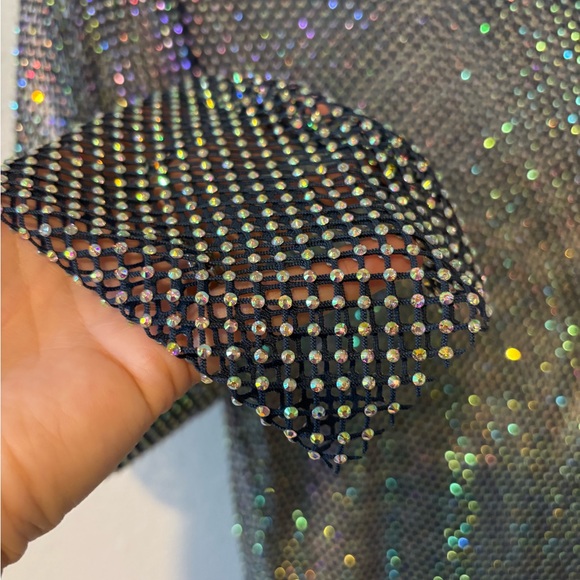 Free People Rhinestone Mesh Top - Picture 4 of 6